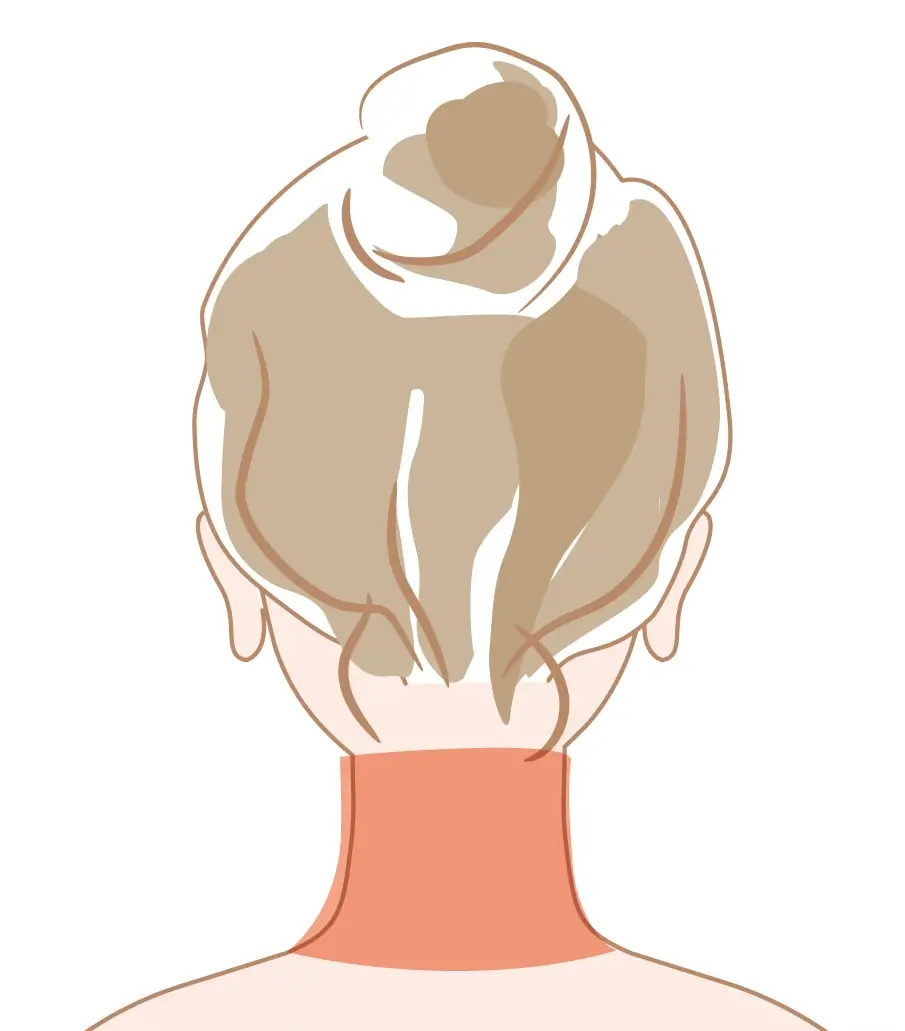 首（後面）